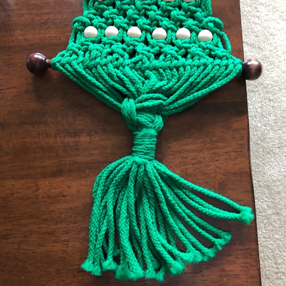 Vintage macrame Christmas tree - Picture 4 of 5